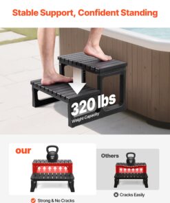 610 mm Wide Outdoor Spa Stairs