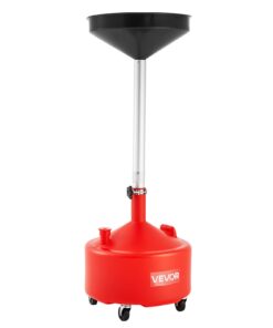 VEVOR 30L Portable Oil Drain Tank with Adjustable Funnel