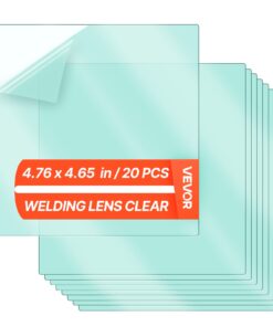 VEVOR 20PCS 121x118mm Outer Cover Lenses for CRIUS/METIS Welding Helmets