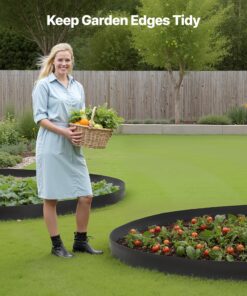 No-Dig UV-Resistant Lawn Border Roll