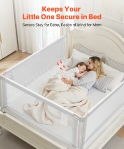 Adjustable Height Safety Guard for Queen Beds