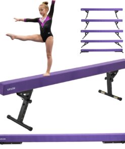 VEVOR 2-in-1 Adjustable Gymnastics Balance Beam for Kids
