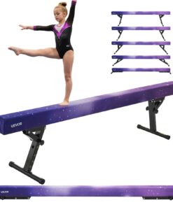 VEVOR 2-in-1 Adjustable Gymnastics Balance Beam for Kids