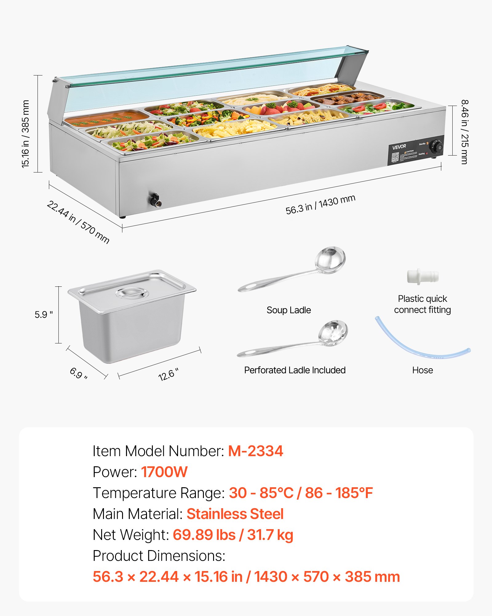 MFYWDV4Hcommercialfoodwarmerf6  VEVOR Instrumenti un Citi Darbarīki | Pieejami Uzticami Mājas uzlabošanai