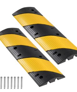 VEVOR 1000mm Rubber Speed Bump 2-Pack