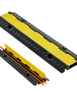 VEVOR 2-Channel Rubber Cable Protector Ramp