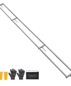 VEVOR 3.66 m Aluminum Chainsaw Mill Guide Kit with 4 Crossbars