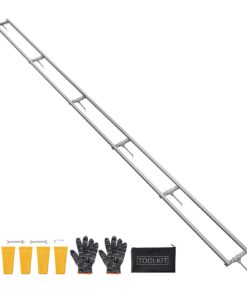 VEVOR 4.57 m Chainsaw Mill Guide System with 6 Crossbars