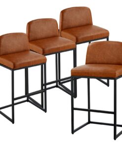 VEVOR Set of 4 Modern Bar Stools