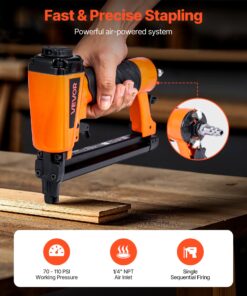 70–110 PSI Air Upholstery Stapler for Wood