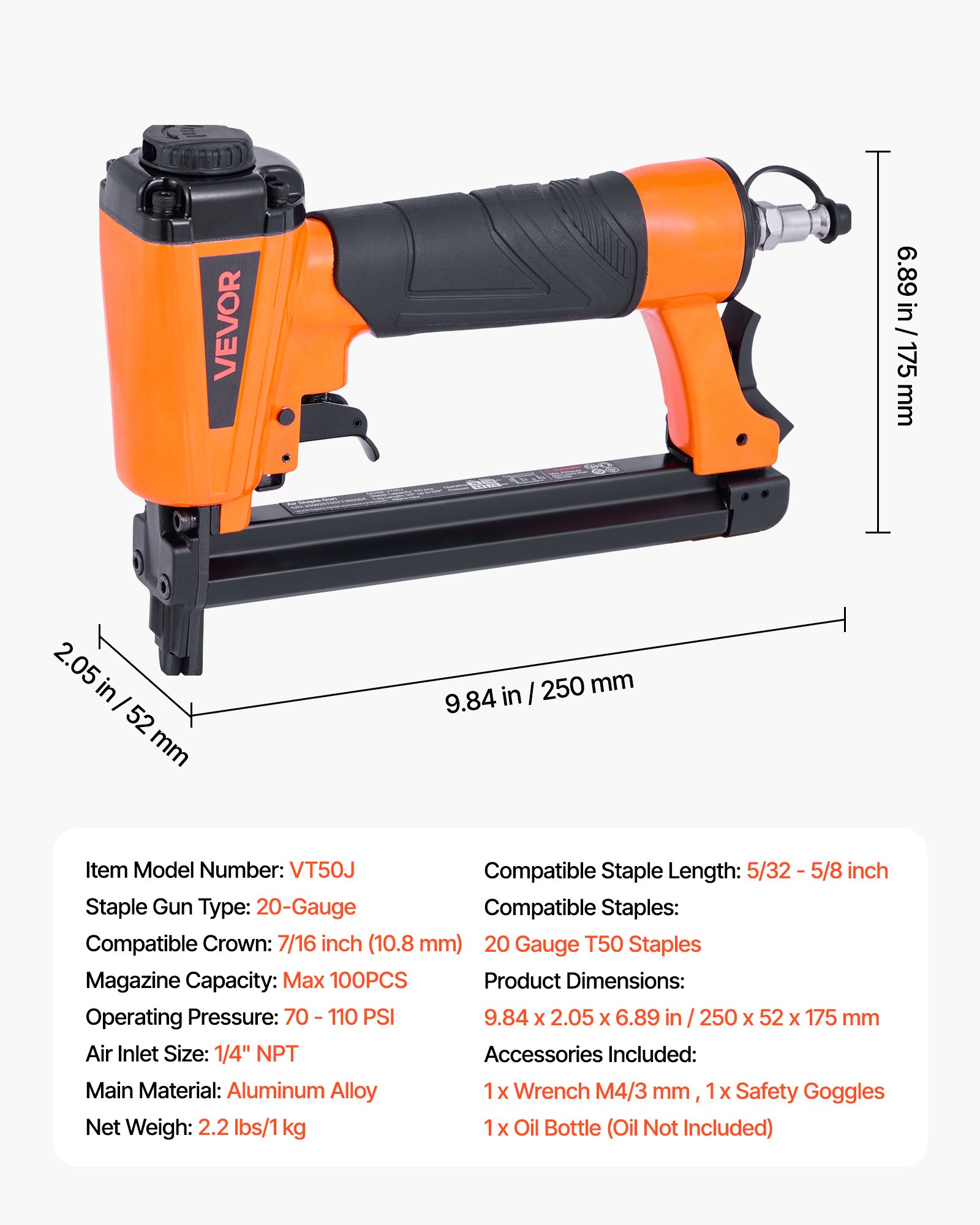 MG56JYRMpneumaticstaplegunf6  VEVOR Instrumenti un Citi Darbarīki | Pieejami Uzticami Mājas uzlabošanai