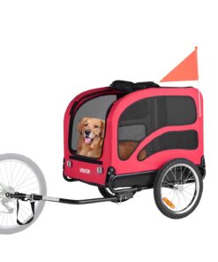 VEVOR Dog Bike Trailer for Medium & Large Dogs