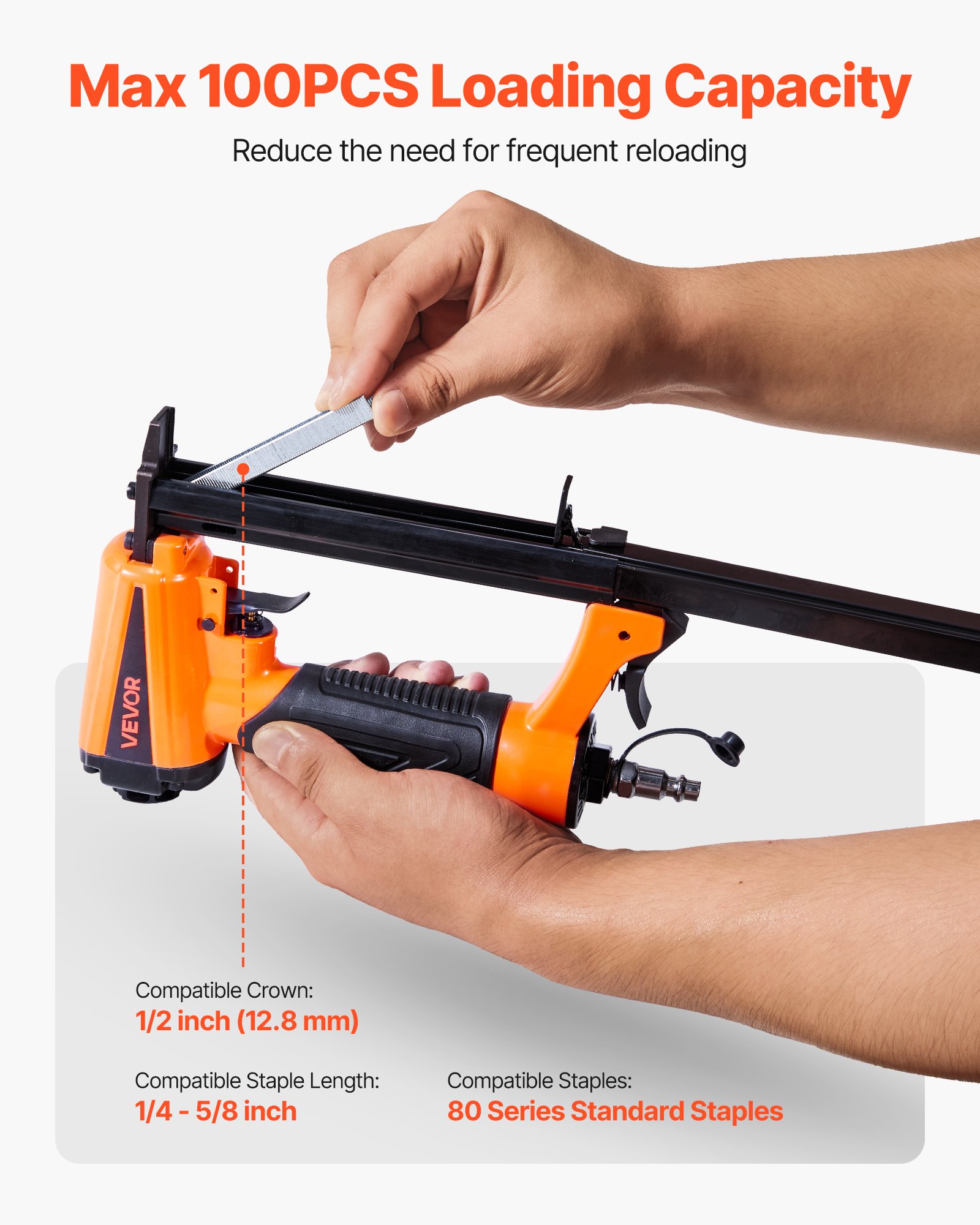 MG56KI6Epneumaticstaplegunf2  VEVOR Instrumenti un Citi Darbarīki | Pieejami Uzticami Mājas uzlabošanai 4876 Bar