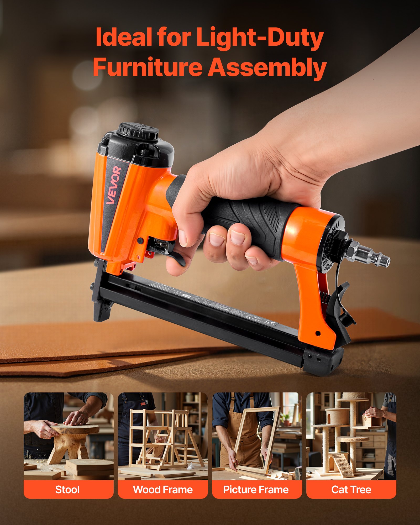 MG56KI6Epneumaticstaplegunf5  VEVOR Instrumenti un Citi Darbarīki | Pieejami Uzticami Mājas uzlabošanai