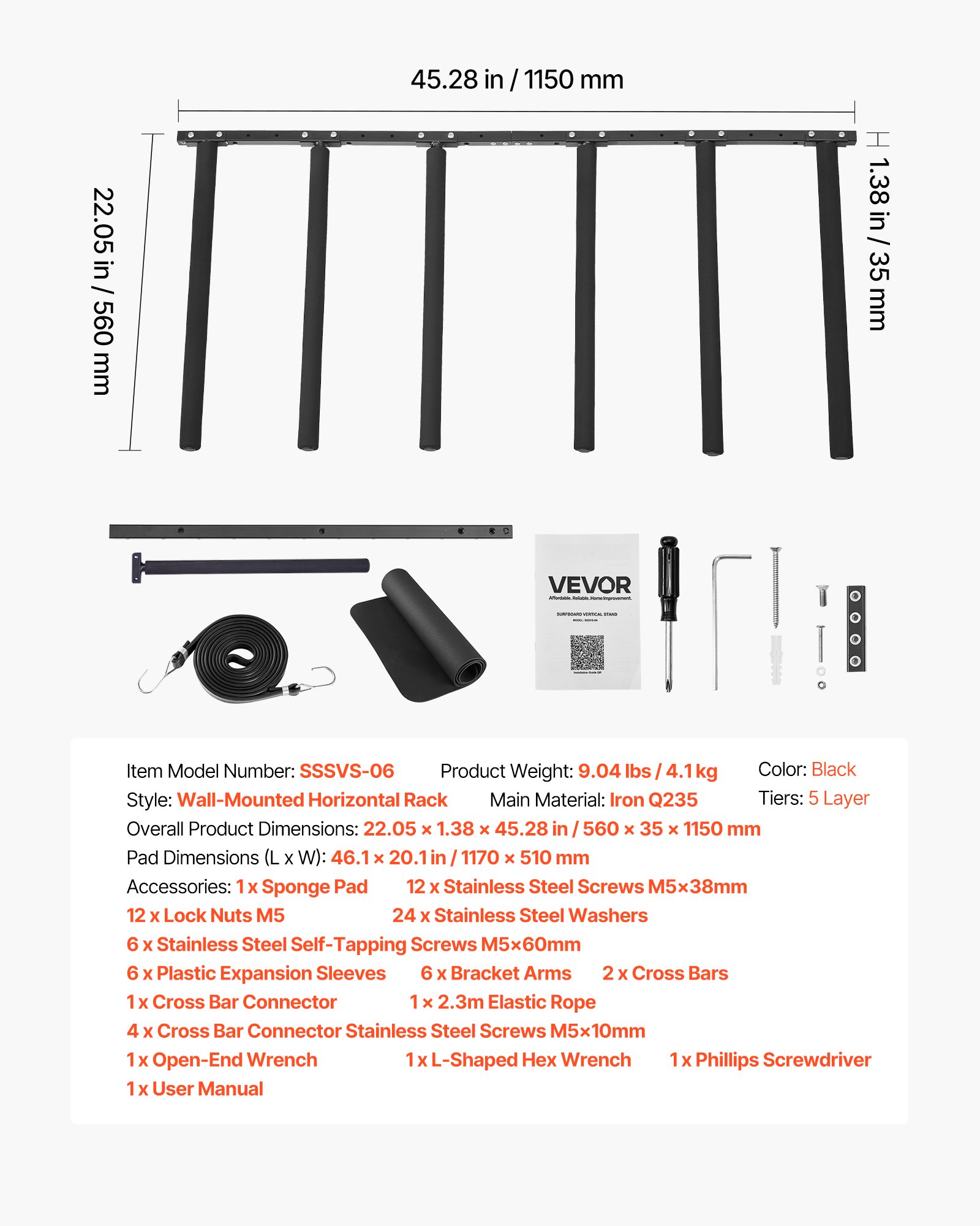 MG56KQ9Nsurfboardstandf6  VEVOR Instrumenti un Citi Darbarīki | Pieejami Uzticami Mājas uzlabošanai