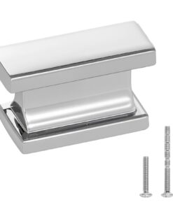 VEVOR 10-Pack Chrome Zinc Alloy Cabinet Knobs