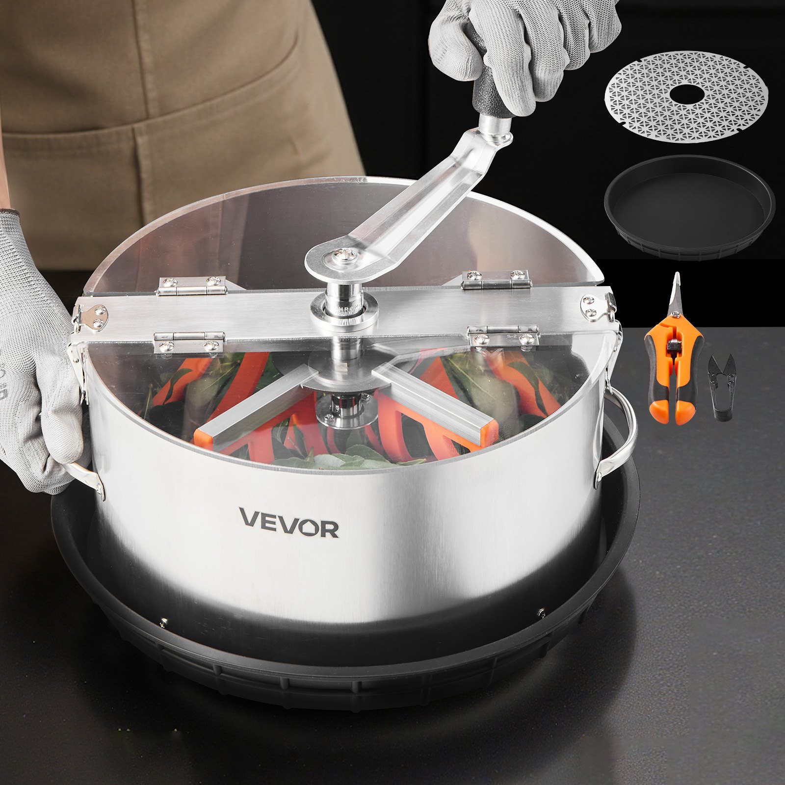 MG61MNAYbudleaftrimmerm10012  VEVOR Instrumenti un Citi Darbarīki | Pieejami Uzticami Mājas uzlabošanai VEVOR 300mm Manual Bud Leaf Trimmer with Stainless Steel Blades