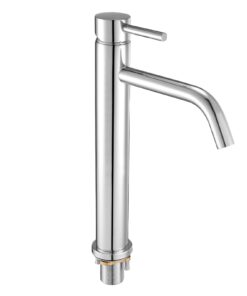 VEVOR High-Arc Single Handle Kitchen Faucet with Push-Button Drain