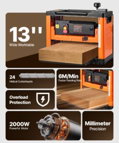 2000W Spiral Cutterhead