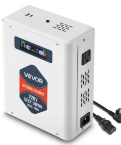 VEVOR 2000VA Step Down Voltage Converter 220V to 110V with 2 US Outlets