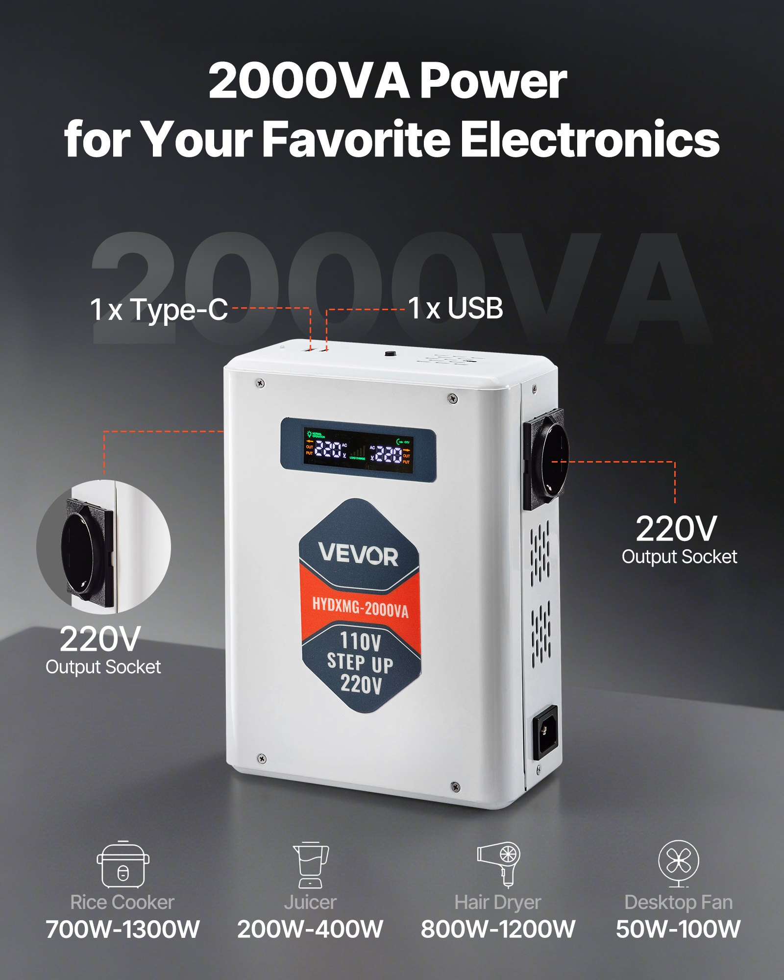 MG6LZMIXvoltageconverterf1  VEVOR Instrumenti un Citi Darbarīki | Pieejami Uzticami Mājas uzlabošanai USB  LCD