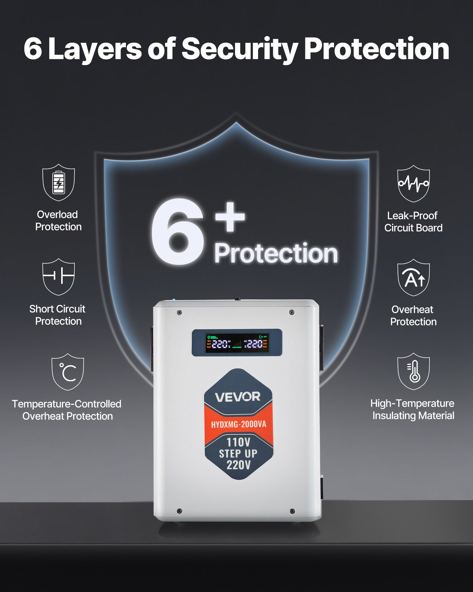 MG6LZMIXvoltageconverterf3  VEVOR Instrumenti un Citi Darbarīki | Pieejami Uzticami Mājas uzlabošanai for 220V Appliances