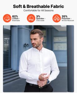 Wrinkle-Free Stretch Cotton Blend