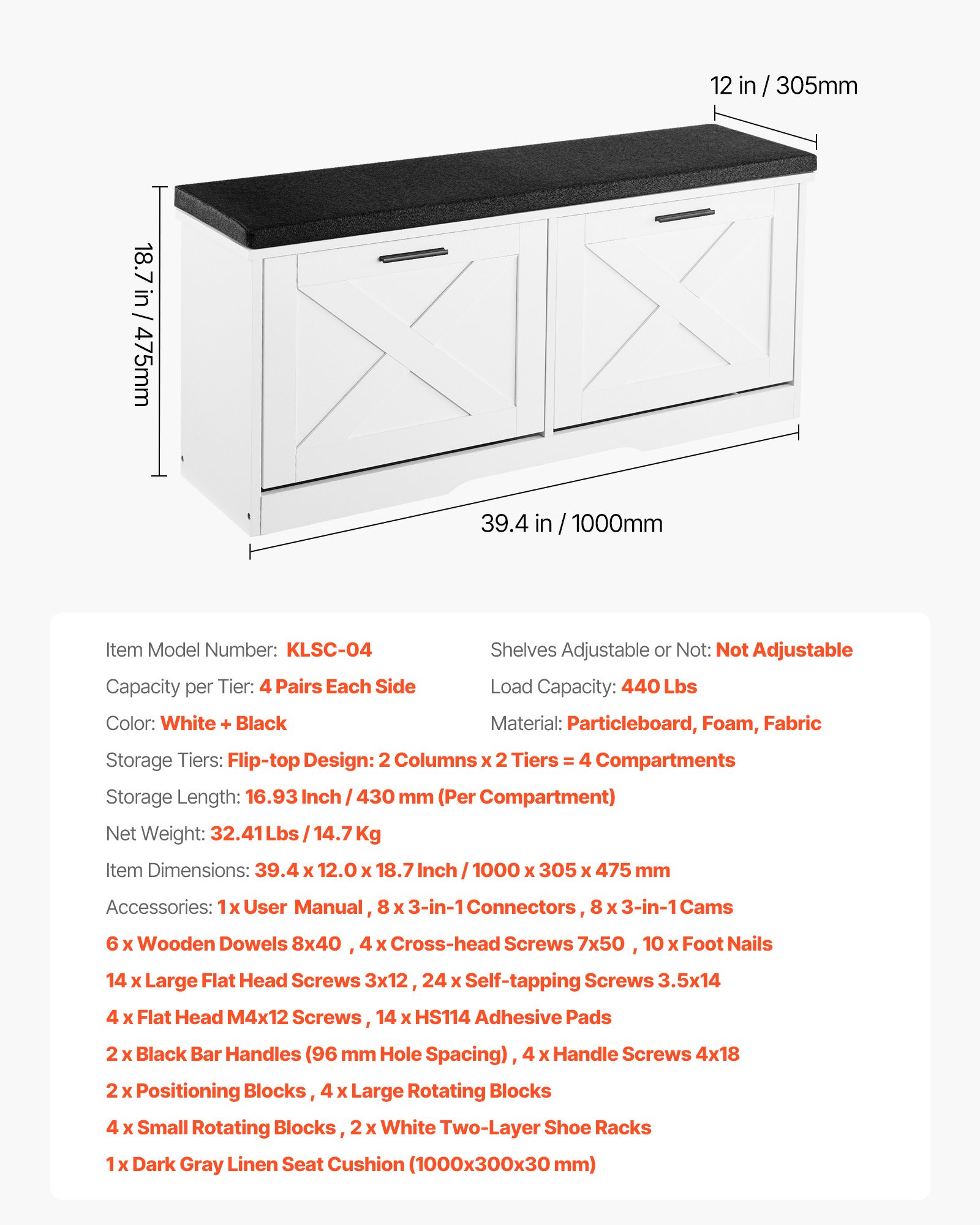 MG70009Qentrywayshoebenchf6  VEVOR Instrumenti un Citi Darbarīki | Pieejami Uzticami Mājas uzlabošanai