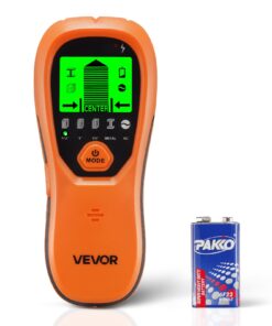 VEVOR 5-in-1 Electronic Wall Stud Finder with LCD & Audio Alarm – Detects Wood
