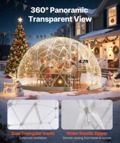 Weatherproof PVC Igloo for Patio