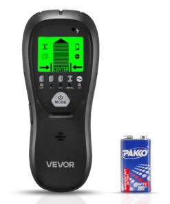 VEVOR 5-in-1 Electronic Wall Stud Finder Scanner with LCD Display & Audio Alarm