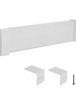 VEVOR 917 mm White Steel Baseboard Heater Cover