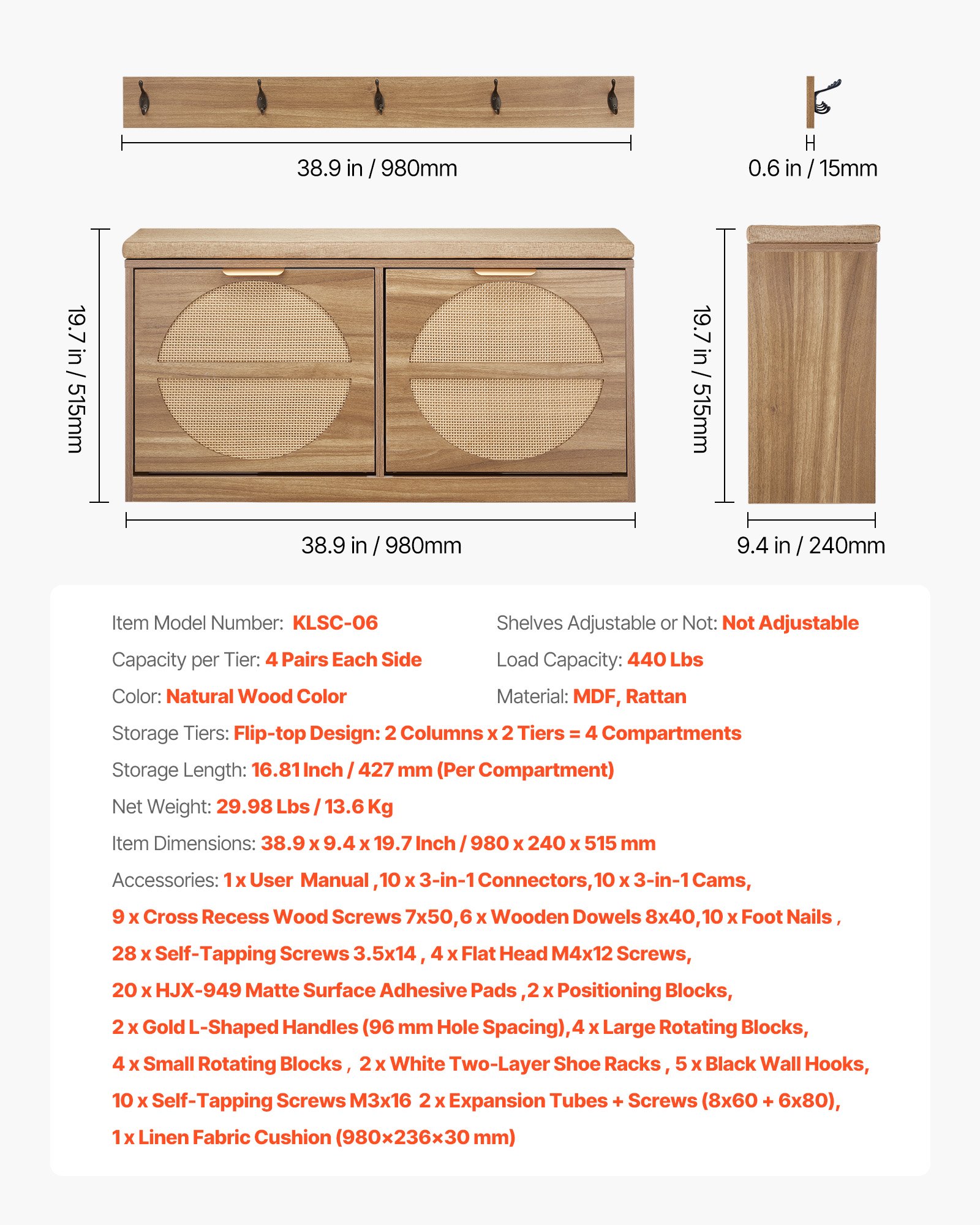 MG7OM7UUentrywayshoebenchf6  VEVOR Instrumenti un Citi Darbarīki | Pieejami Uzticami Mājas uzlabošanai