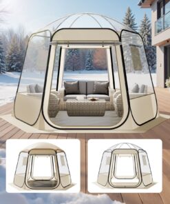 VEVOR 3.05x2.75m Clear Pop-Up Bubble Tent