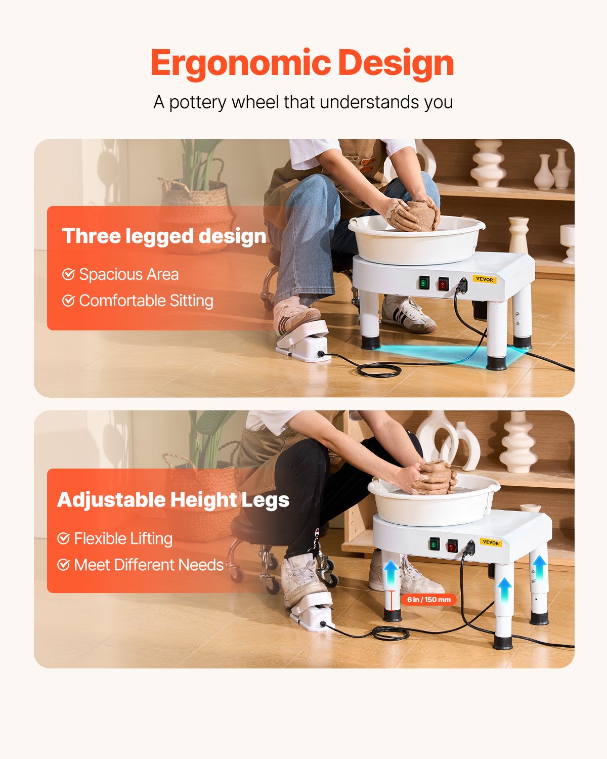 MG9RMVMPpotterywheelmachinef2  VEVOR Instrumenti un Citi Darbarīki | Pieejami Uzticami Mājas uzlabošanai Foot Pedal  Tool Kit   Ceramic Sculpting Machine