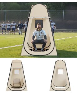 VEVOR 1.2x1.2 m Clear Pop-Up Sports Tent for 1 Person