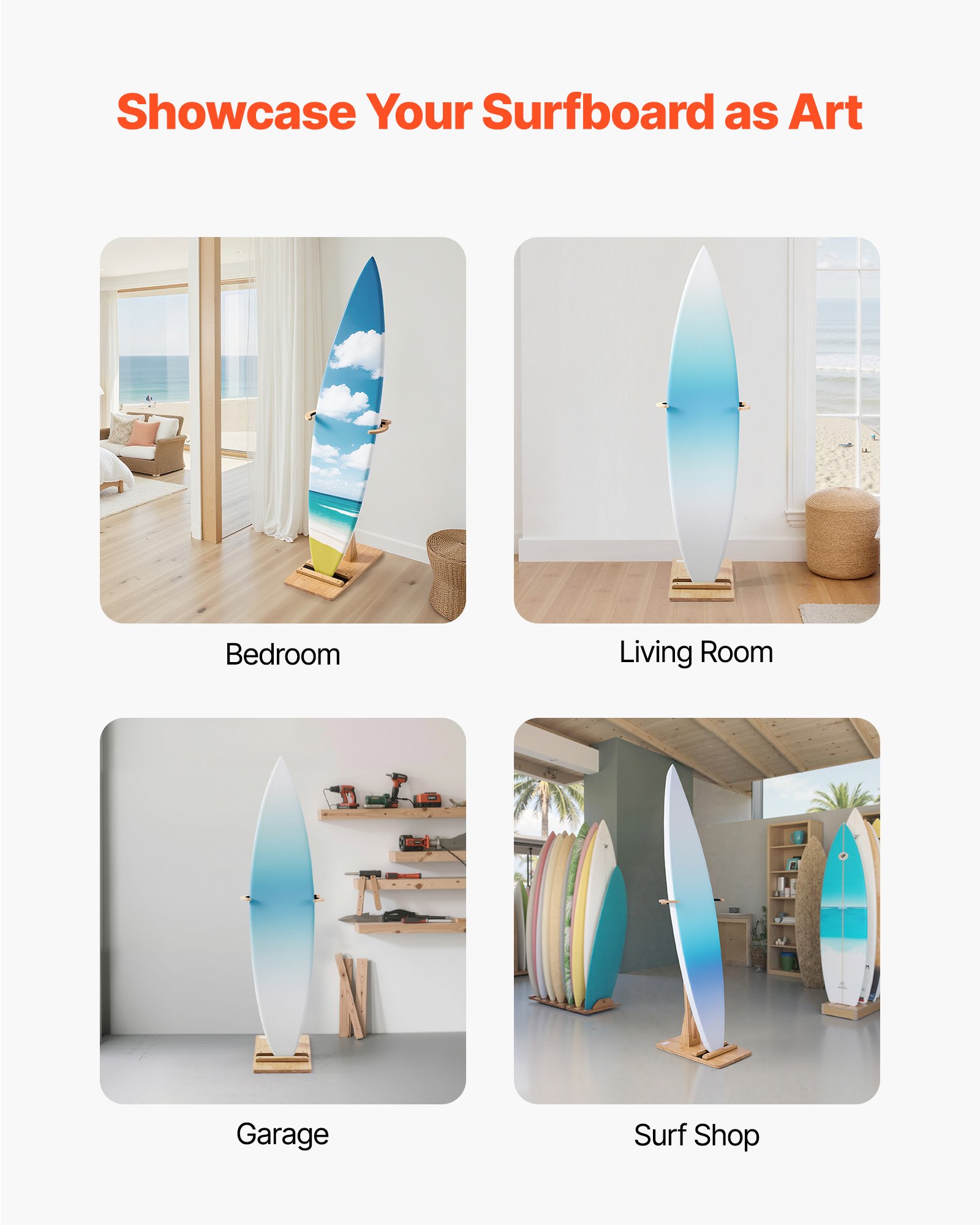 MGAPX876surfboardstandf5  VEVOR Instrumenti un Citi Darbarīki | Pieejami Uzticami Mājas uzlabošanai