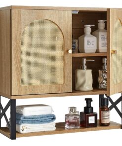 VEVOR Wall-Mounted Bathroom Cabinet with 2 Doors