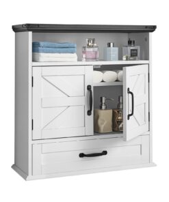 VEVOR Wall-Mounted Bathroom Cabinet with 2 Doors