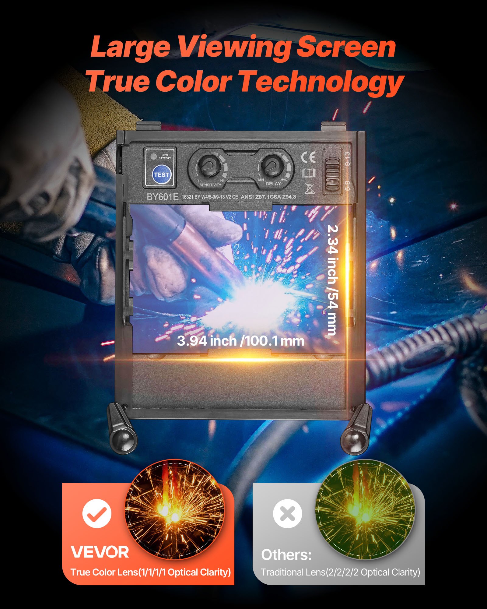 MGAPZ5ACweldinghelmetf1  VEVOR Instrumenti un Citi Darbarīki | Pieejami Uzticami Mājas uzlabošanai 100×594 mm True Color Lens