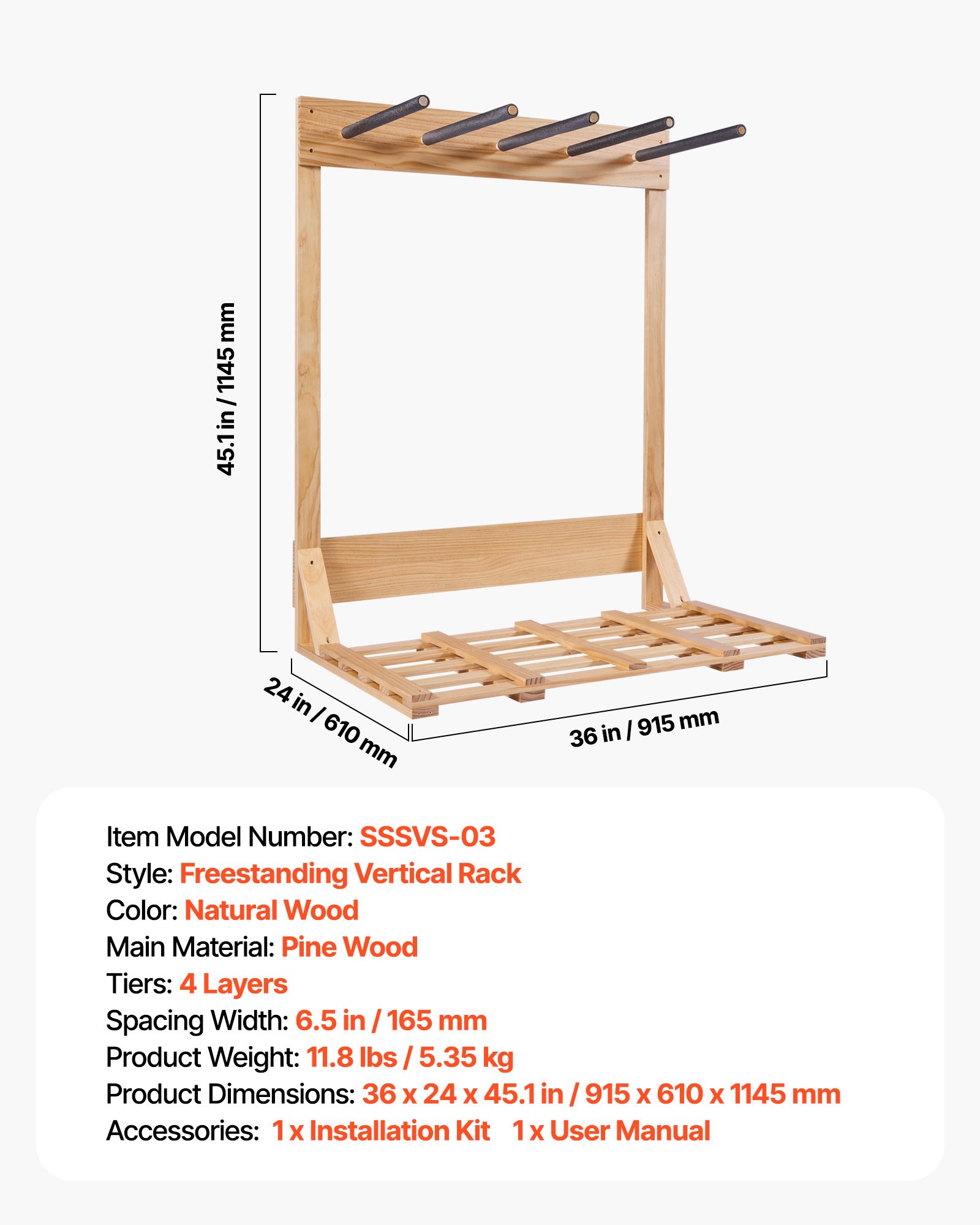 MGAPZL4Nsurfboardstandf6  VEVOR Instrumenti un Citi Darbarīki | Pieejami Uzticami Mājas uzlabošanai