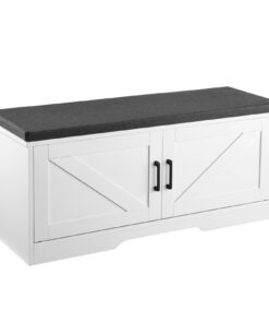 VEVOR Shoe Storage Bench 100x35.5x46 cm with Cushion