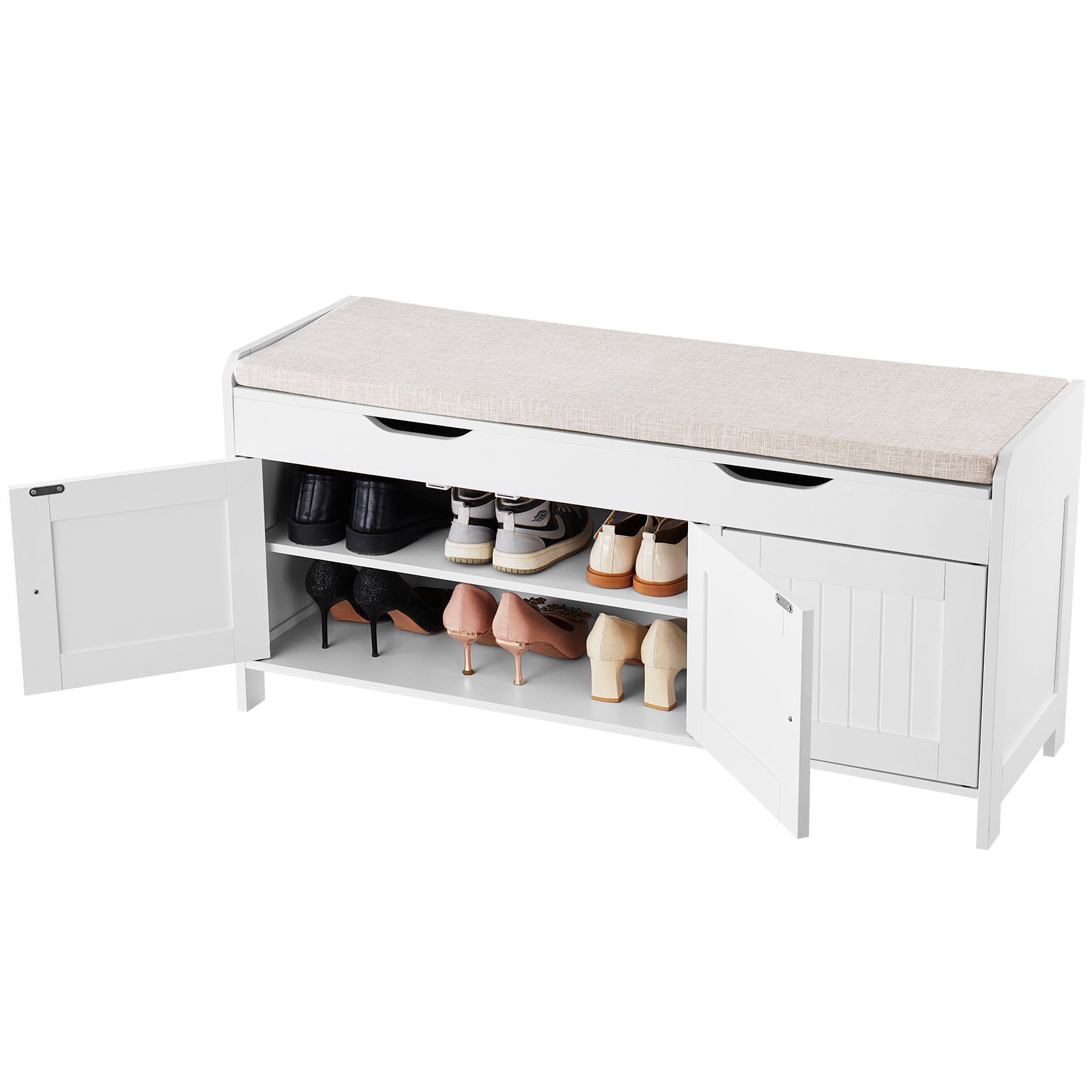 MGAXERQIentrywayshoebenchm10012  VEVOR Instrumenti un Citi Darbarīki | Pieejami Uzticami Mājas uzlabošanai VEVOR Entryway Shoe Bench with Storage