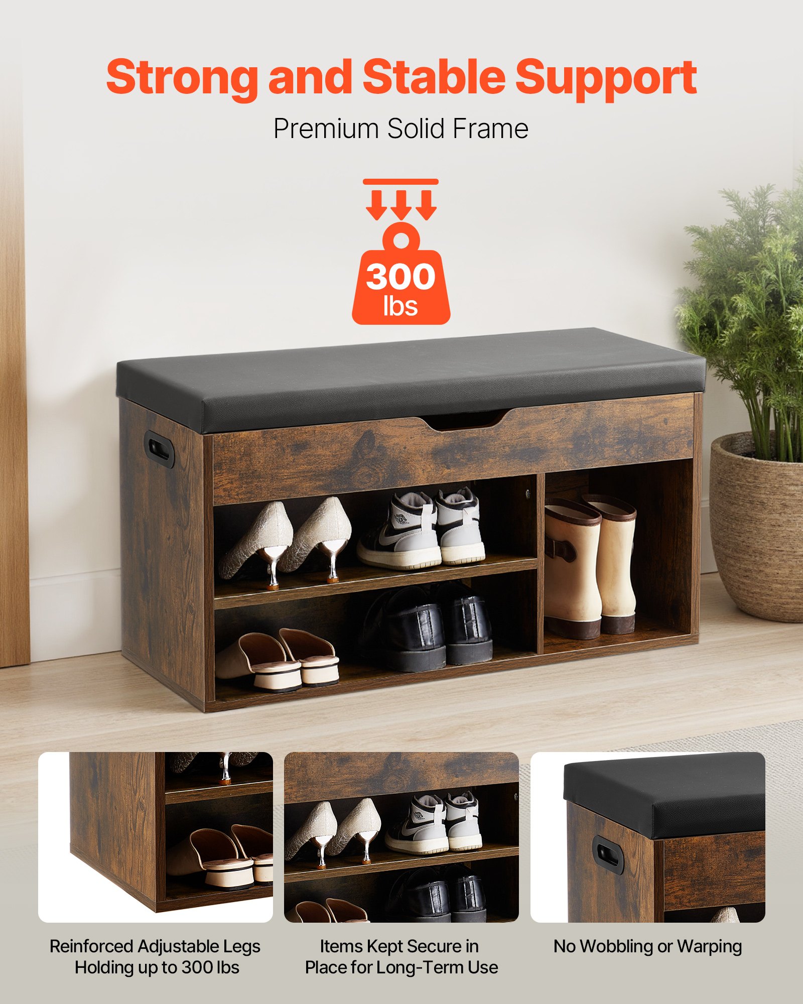 MGAXF4FDentrywayshoebenchf2  VEVOR Instrumenti un Citi Darbarīki | Pieejami Uzticami Mājas uzlabošanai Hidden Lift Top Storage