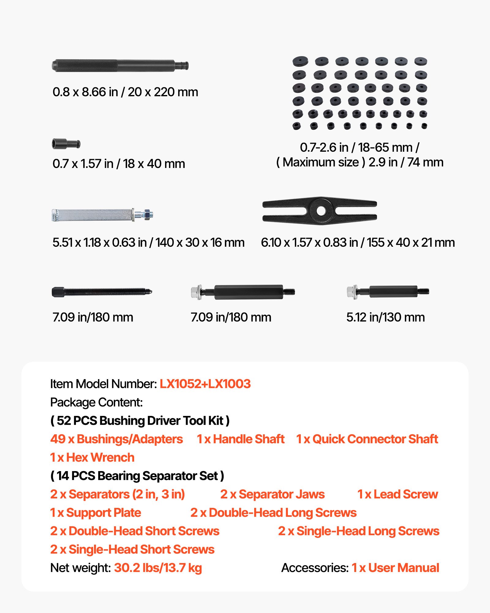MGAXFKNAbearingpressf6  VEVOR Instrumenti un Citi Darbarīki | Pieejami Uzticami Mājas uzlabošanai