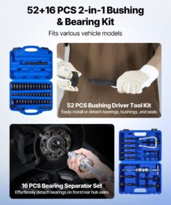 Heavy-Duty Seal Installer Kit with Case for Disassembly & Installation