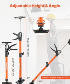 54–155 cm Adjustable Steel Telescopic Rods