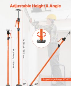 Adjustable 125–291 cm Steel Telescopic Rods
