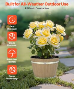 Indoor/Outdoor Garden Flower Pots