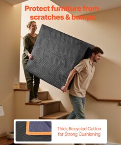 2032x1829mm Heavy Duty Furniture Pads with Cotton Filling for Packing